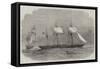 The Confederate Sloop-Of-War 290, or Alabama, Leaving the Merchant-Ship Tonowanda-Edwin Weedon-Framed Stretched Canvas