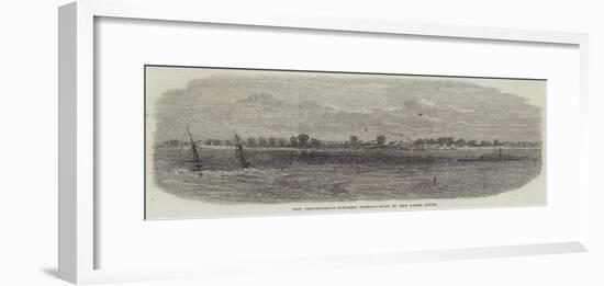 The Confederate Steamer Florida Sunk in the James River-null-Framed Giclee Print