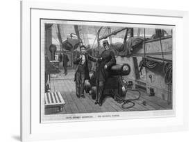 The Confederate War-Steamer "Alabama," Captain Semmes Secretary-Jackson-Framed Premium Giclee Print