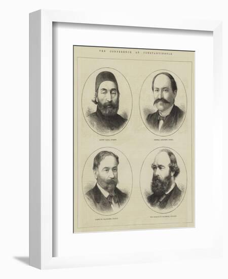 The Conference at Constantinople-null-Framed Giclee Print