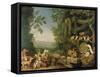 The Conference of the Animals From: Reynard the Fox-Johann Heinrich Wilhelm Tischbein-Framed Stretched Canvas