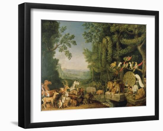 The Conference of the Animals From: Reynard the Fox-Johann Heinrich Wilhelm Tischbein-Framed Giclee Print