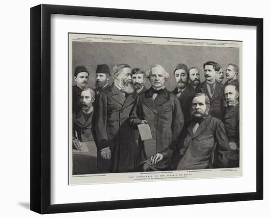 The Conference on the Affairs of Egypt-null-Framed Giclee Print