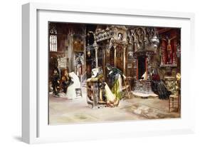 The Confession, 1893-Jose Gallegos Arnosa-Framed Giclee Print