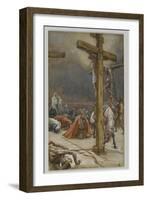 The Confession of Saint Longinus, Illustration from 'The Life of Our Lord Jesus Christ', 1886-94-James Tissot-Framed Giclee Print