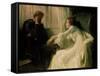 The Confession-Frank Bernard Dicksee-Framed Stretched Canvas