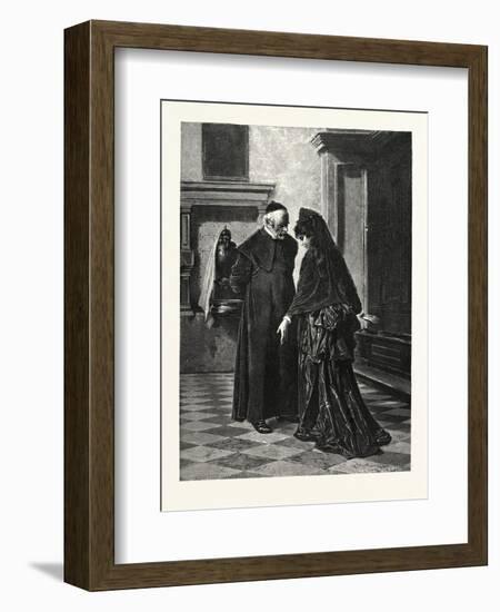 The Confession-Ludwig Passini-Framed Giclee Print