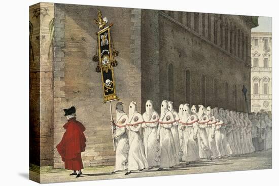 The Confraternity of Brotherhood-Antoine Jean-Baptiste Thomas-Stretched Canvas