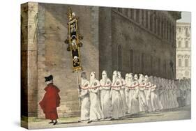 The Confraternity of Brotherhood-Antoine Jean-Baptiste Thomas-Stretched Canvas