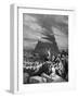 The Confusion of Tongues (Tower of Babel) - Bible-Gustave Dore-Framed Giclee Print