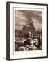 The Confusion of Tongues-Gustave Dore-Framed Giclee Print