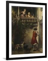 The Congratulator, 1870-Benjamin Vautier-Framed Giclee Print