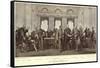 The Congress at Berlin-Anton Alexander von Werner-Framed Stretched Canvas