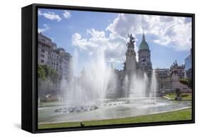 The Congress Building, Buenos Aires, Argentina-Peter Groenendijk-Framed Stretched Canvas