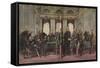The Congress of Berlin-Stefano Bianchetti-Framed Stretched Canvas