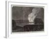 The Congress of German Sovereigns at Frankfort, Fireworks on the Banks of the Maine-null-Framed Giclee Print