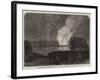 The Congress of German Sovereigns at Frankfort, Fireworks on the Banks of the Maine-null-Framed Giclee Print