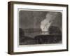 The Congress of German Sovereigns at Frankfort, Fireworks on the Banks of the Maine-null-Framed Giclee Print