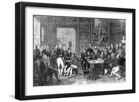 The Congress of Vienna, 1856-Eugene Isabey-Framed Giclee Print