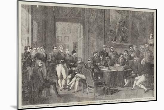 The Congress of Vienna-Edmond Morin-Mounted Giclee Print