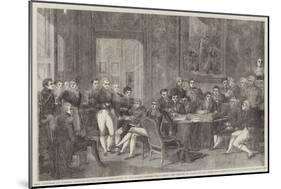 The Congress of Vienna-Edmond Morin-Mounted Giclee Print
