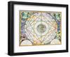 The conjunction of the planets, 1660-1661-Andreas Cellarius-Framed Giclee Print