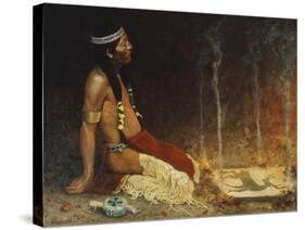 The Conjurer-Eanger Irving Couse-Stretched Canvas