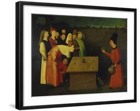 The Conjuror, 1475-80-Hieronymus Bosch-Framed Giclee Print