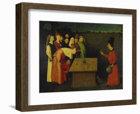 The Conjuror, 1475-80-Hieronymus Bosch-Framed Giclee Print