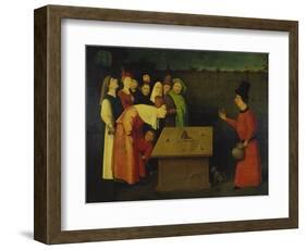 The Conjuror, 1475-80-Hieronymus Bosch-Framed Giclee Print