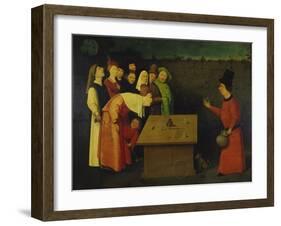 The Conjuror, 1475-80-Hieronymus Bosch-Framed Giclee Print