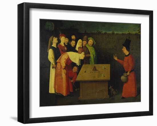 The Conjuror, 1475-80-Hieronymus Bosch-Framed Giclee Print