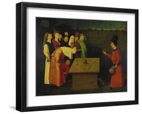 The Conjuror, 1475-80-Hieronymus Bosch-Framed Giclee Print