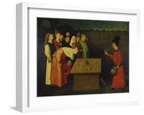 The Conjuror, 1475-80-Hieronymus Bosch-Framed Giclee Print