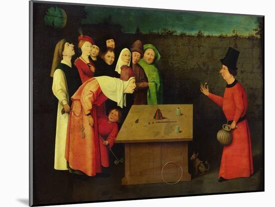 The Conjuror (Pre-Restoration)-Hieronymus Bosch-Mounted Giclee Print