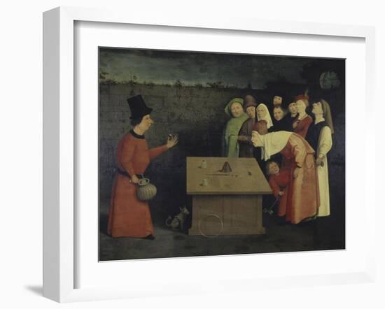 The Conjuror-Hieronymus Bosch-Framed Giclee Print