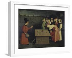 The Conjuror-Hieronymus Bosch-Framed Giclee Print