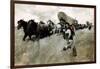 The Connecticut Settlers Entering the Western Reserve-Howard Pyle-Framed Giclee Print