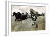 The Connecticut Settlers Entering the Western Reserve-Howard Pyle-Framed Giclee Print