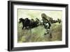 The Connecticut Settlers Entering the Western Reserve-Howard Pyle-Framed Giclee Print