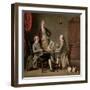 The Connoisseurs, 1783-David Allan-Framed Giclee Print