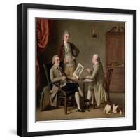 The Connoisseurs, 1783-David Allan-Framed Giclee Print