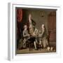 The Connoisseurs, 1783-David Allan-Framed Giclee Print