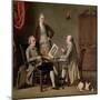 The Connoisseurs, 1783-David Allan-Mounted Giclee Print