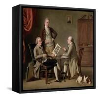 The Connoisseurs, 1783-David Allan-Framed Stretched Canvas