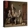 The Connoisseurs, 1783-David Allan-Stretched Canvas