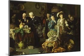 The Connoisseurs-Louis Charles Moeller-Mounted Giclee Print