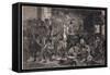 The Conquerors of the Bastille-Francois Flameng-Framed Stretched Canvas