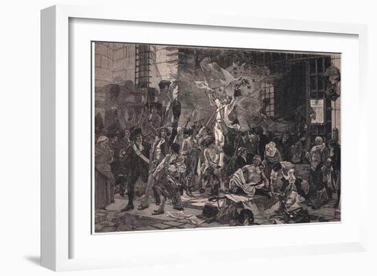 The Conquerors of the Bastille-Francois Flameng-Framed Giclee Print