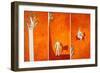 The conquest, 2001,(oil on linen)-Cristina Rodriguez-Framed Giclee Print